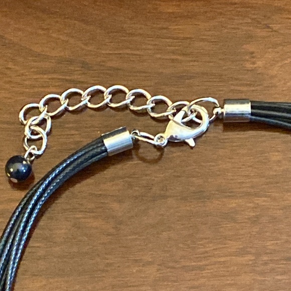 Multiple Strands Cord Necklace - Picture 5 of 7